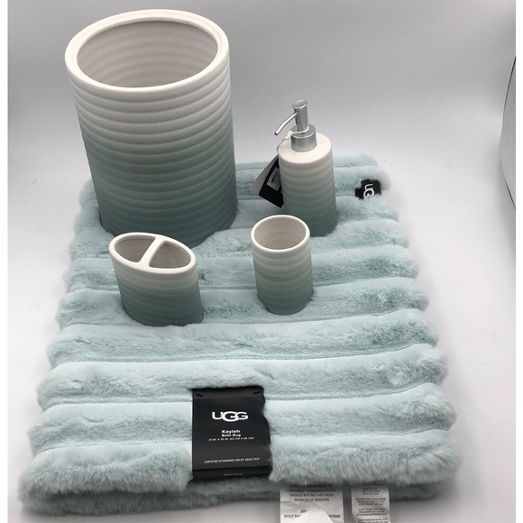 UGG Bath Ugg Fluff Ombre Ceramic Bath Accessory Kaylah Bath Mat Rug